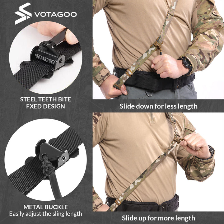 2-Point Rifle Sling QD - Quick Detach Tactical Sling – VOTAGOO Gear