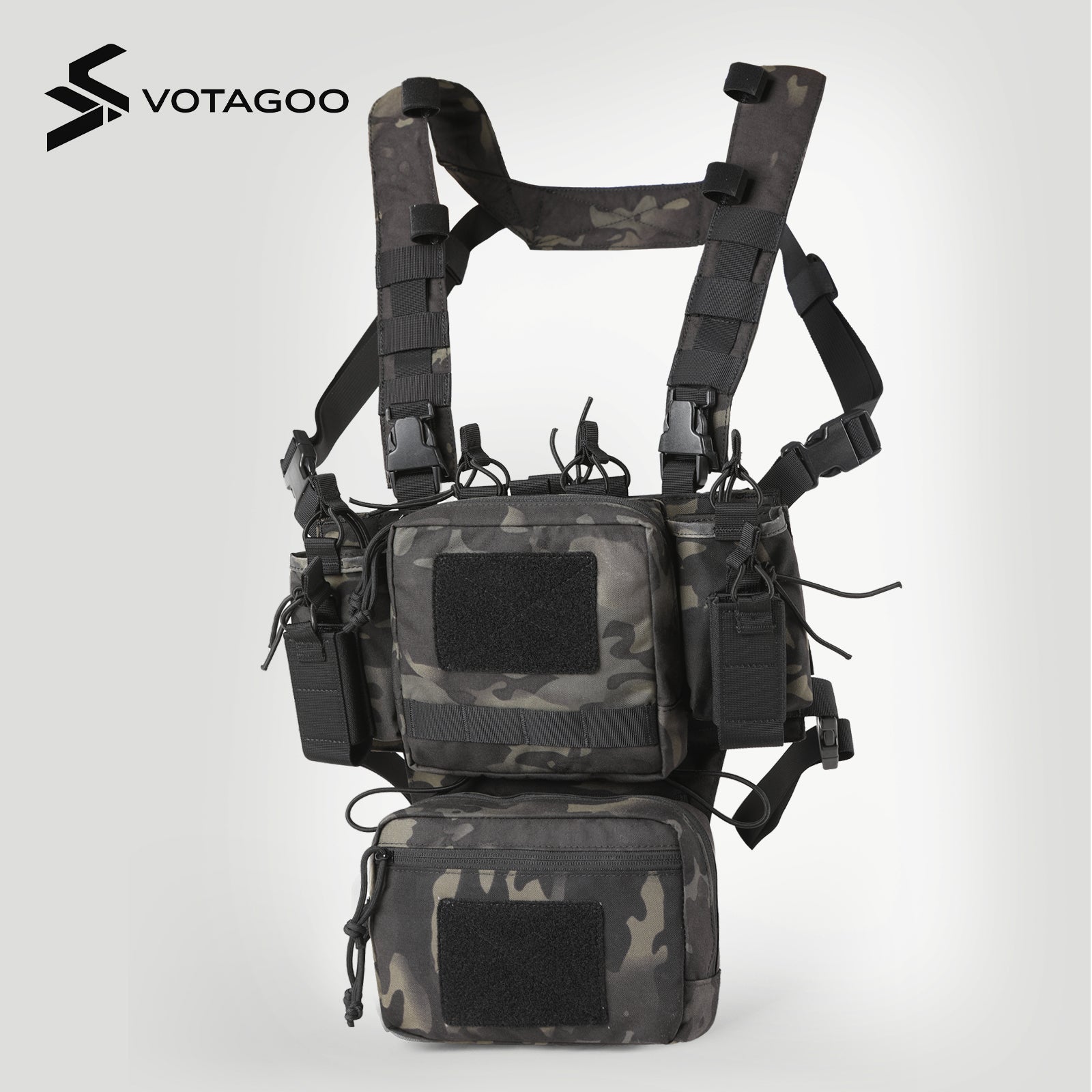 Adjustable & Detachable Tactical Chest Rig - Versatile Gear