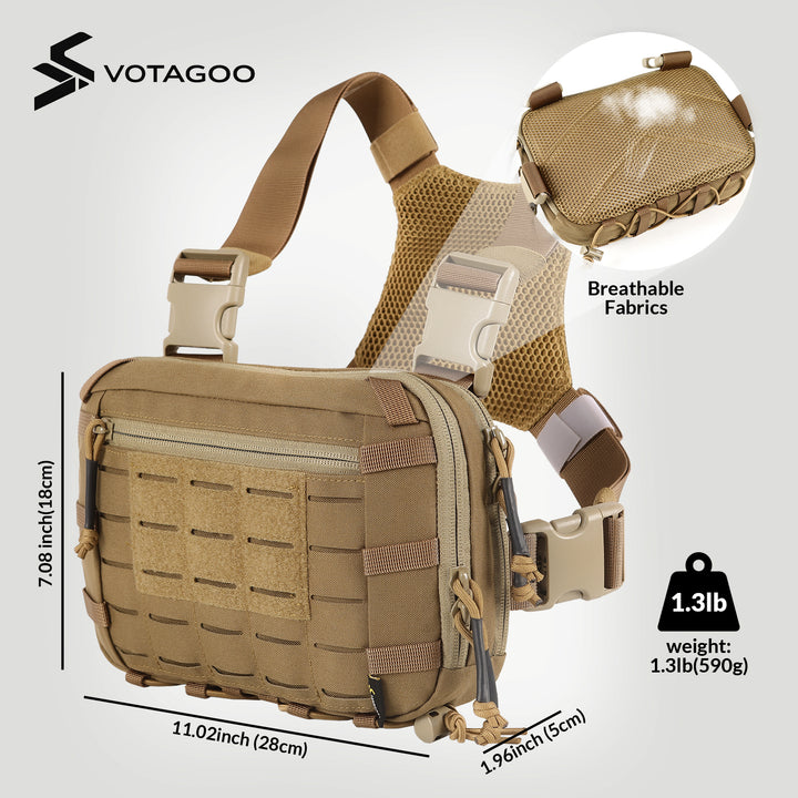 Tactical EDC Chest Rig - Durable, Adjustable & Versatile Gear – VOTAGOO ...