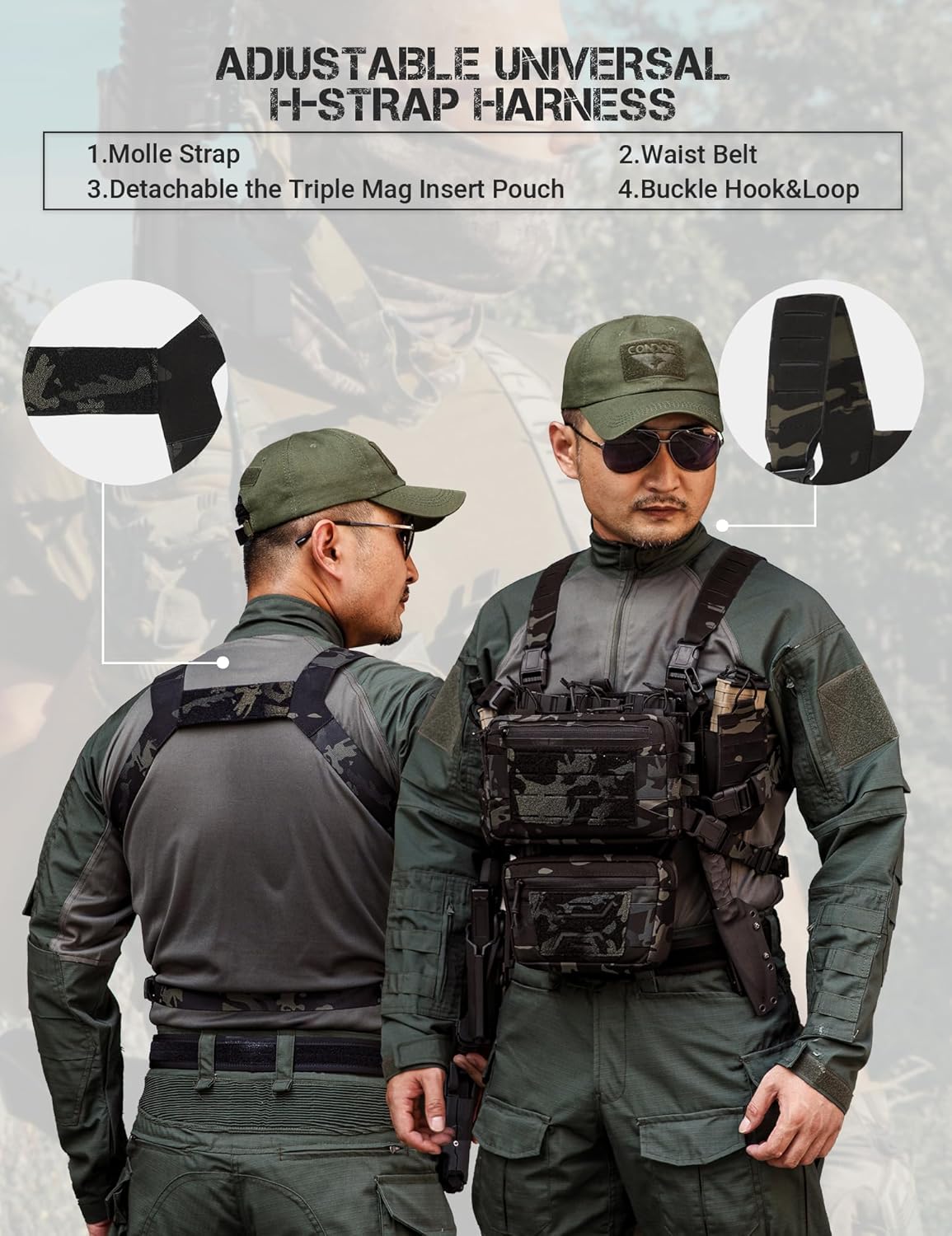 VOTAGOO GEAR　多機能タクティカルチェストリグ VOTAGOO GEAR 多機能タクティカルチェストリグ 未使用 - メルカリ