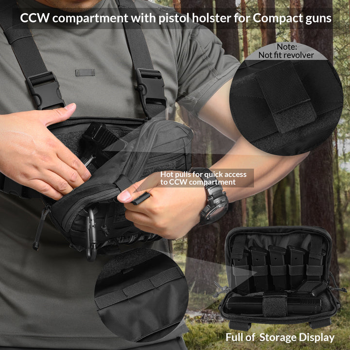 Tactical EDC Chest Rig - Durable, Adjustable & Versatile Gear – VOTAGOO ...