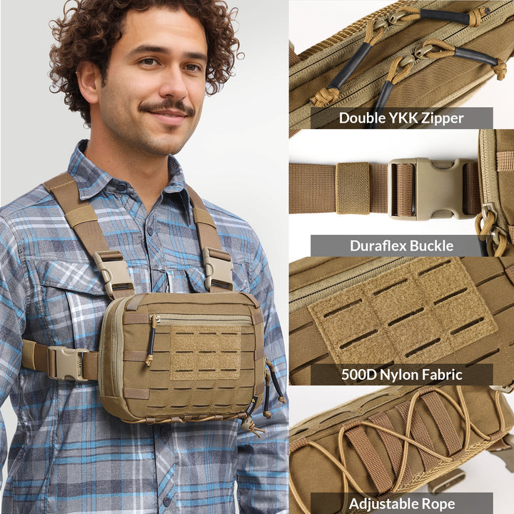 Tactical EDC Chest Rig - Durable, Adjustable & Versatile Gear – VOTAGOO ...
