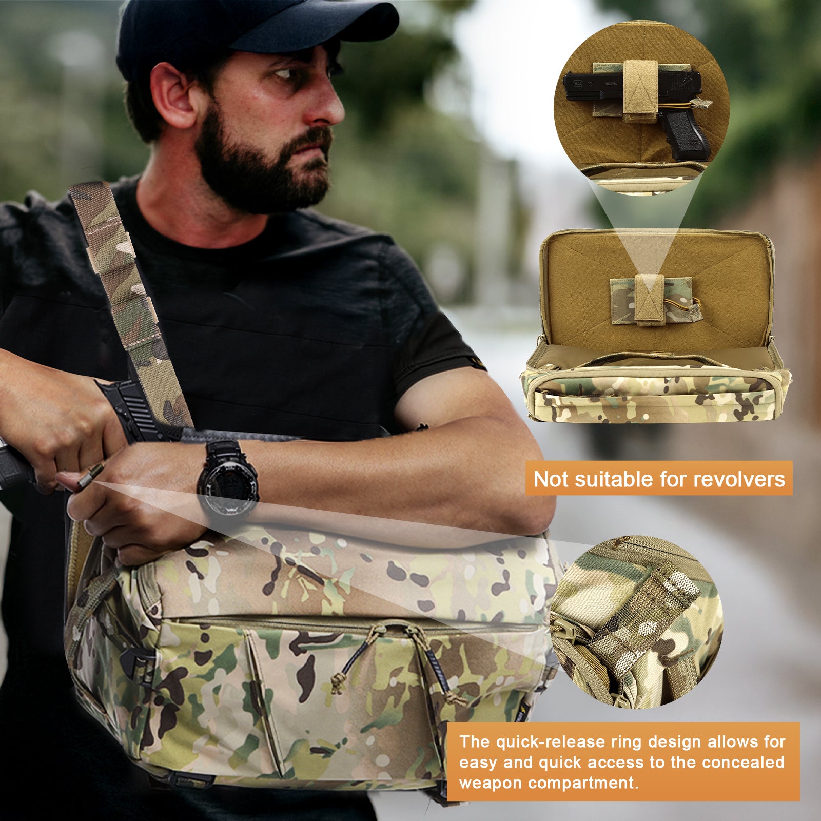 VOTAGOO® 13L Tactical Sling Bag – VOTAGOO Gear