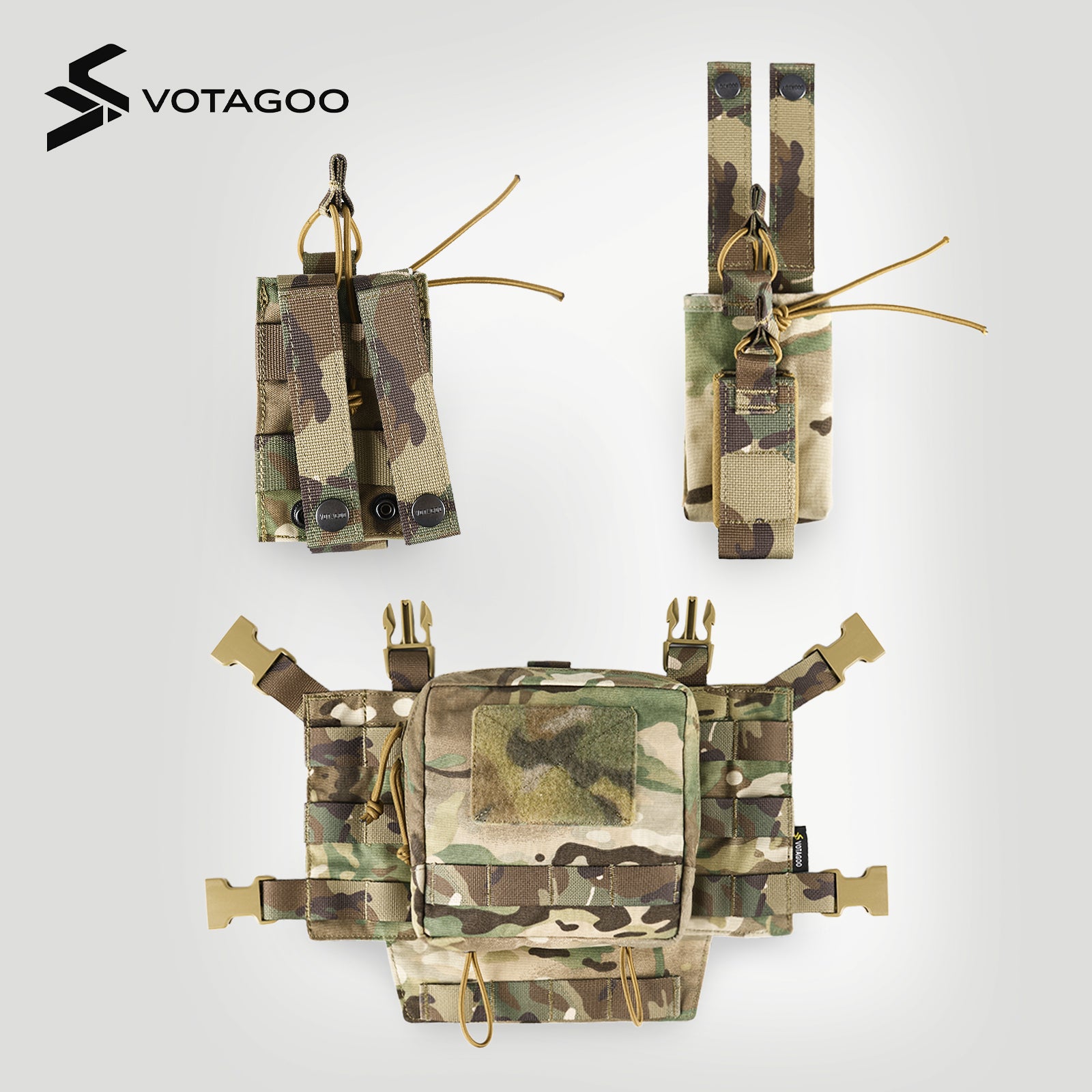 Adjustable & Detachable Tactical Chest Rig - Versatile Gear