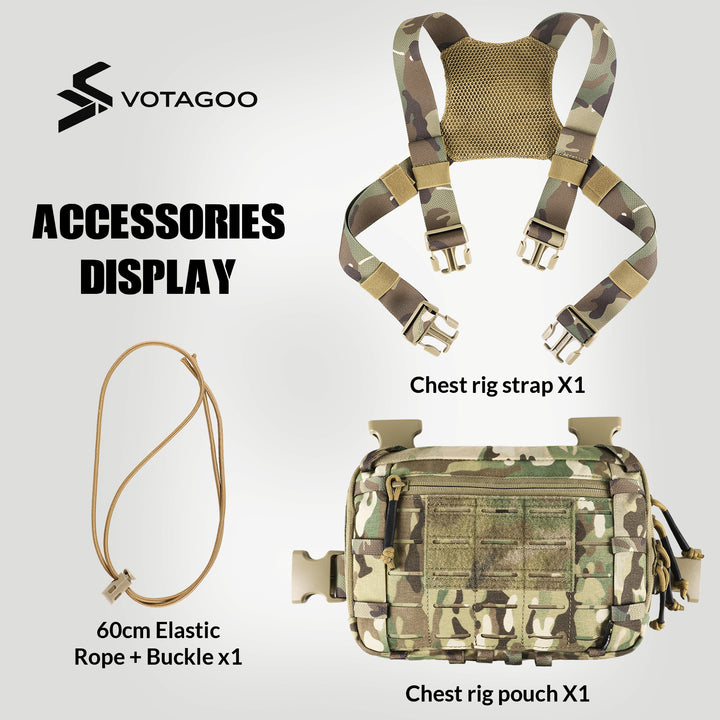 Tactical EDC Chest Rig - Durable, Adjustable & Versatile Gear – VOTAGOO ...