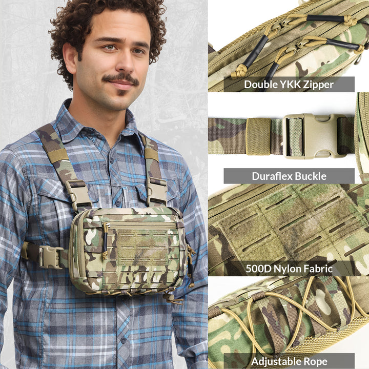 Tactical EDC Chest Rig - Durable, Adjustable & Versatile Gear – VOTAGOO ...