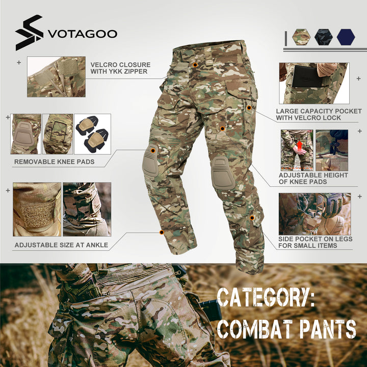 Pantalon tactique pour homme Camo Pantalon militaire Combat Pantalon tactique pour homme Camo Pantalon militaire Combat