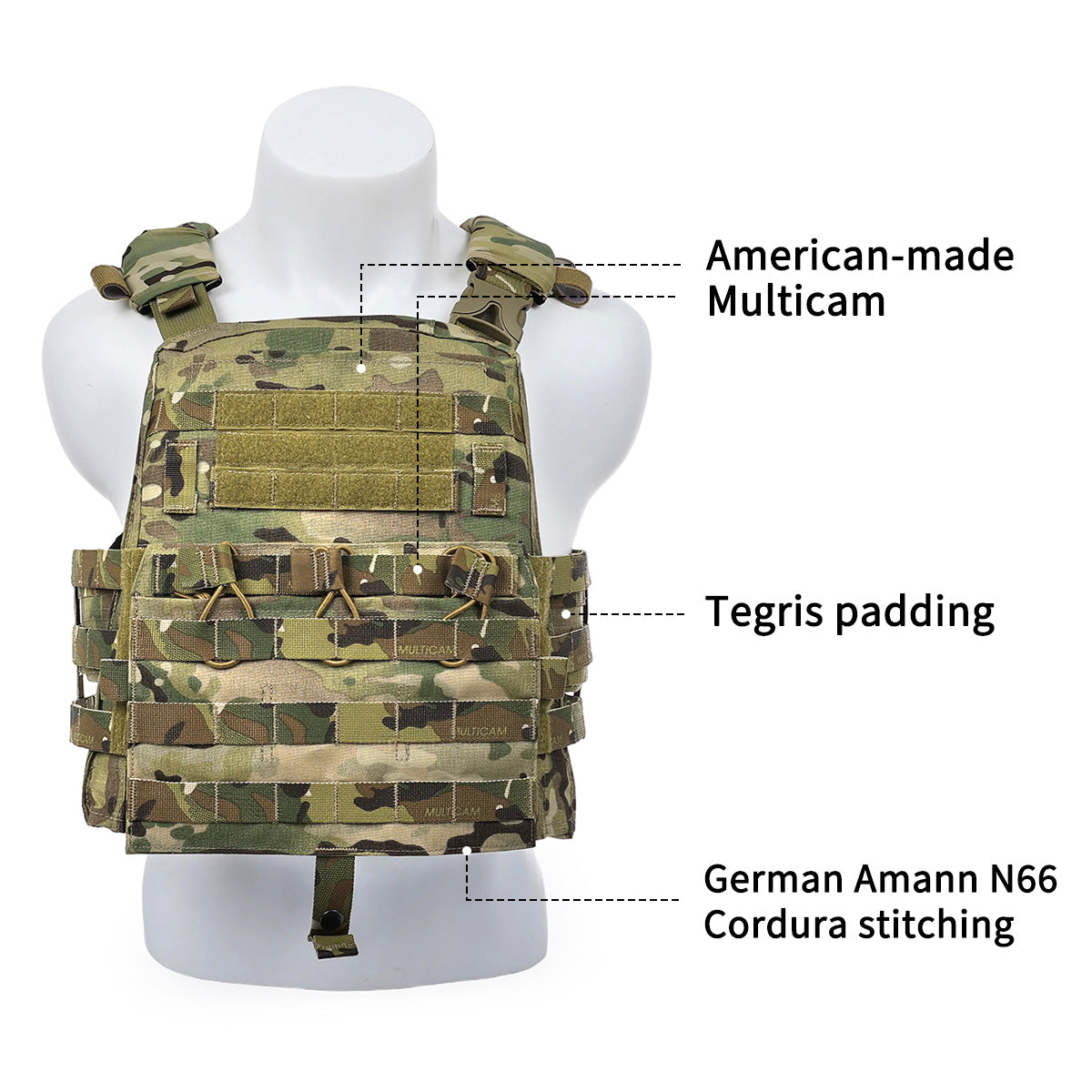 Pre-Sale]VOTAGOO® AVS Tactical Vest Original Multicam