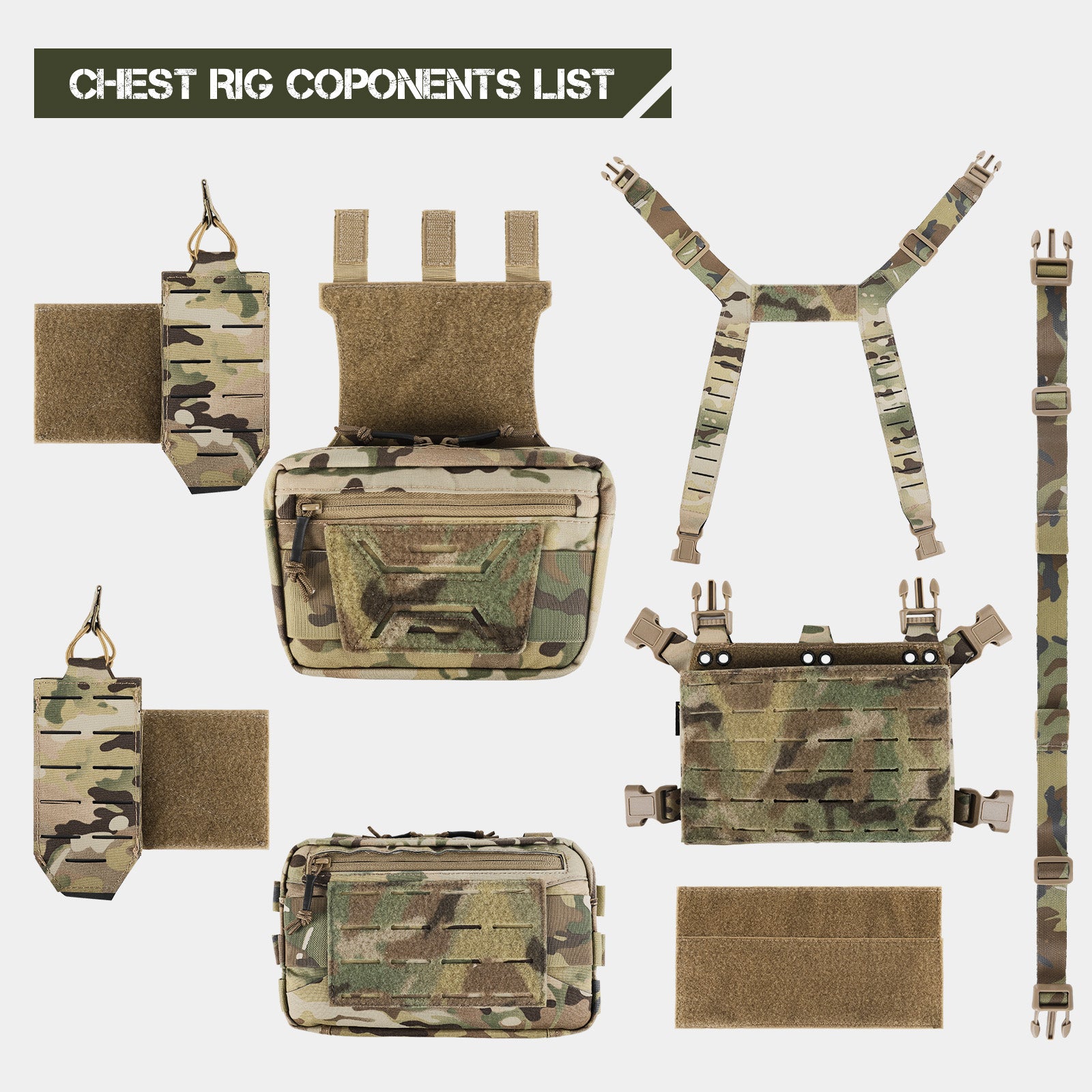 VOTAGOO GEAR　多機能タクティカルチェストリグ Amazon.co.jp: [VOTAGOO GEAR] 戦闘チェストリグタクティカル