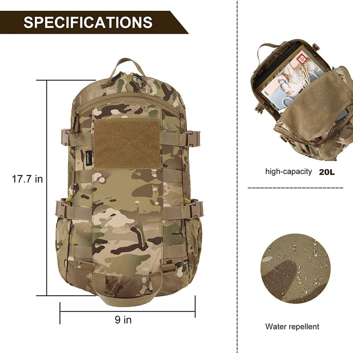 Outdoor 20L Molle Bag Hiking Rucksack