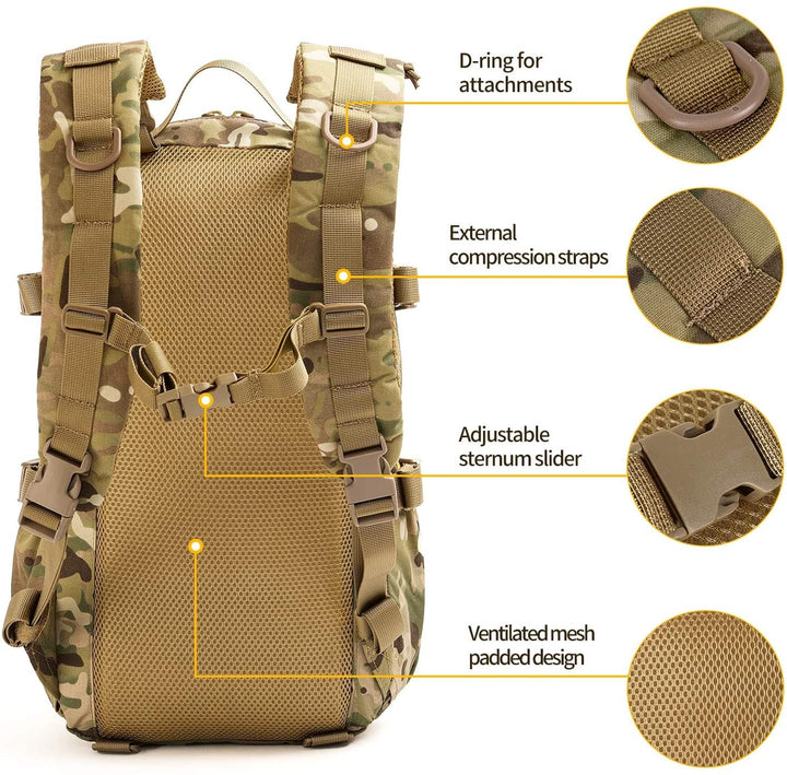 Men Military Assault Pack