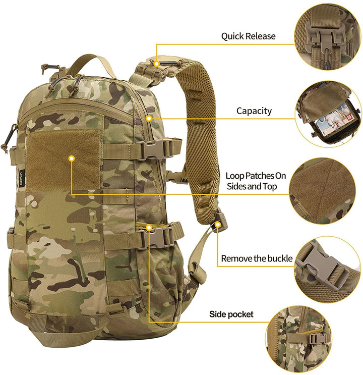 Votagoo 20L Molle Bag Hiking Rucksack