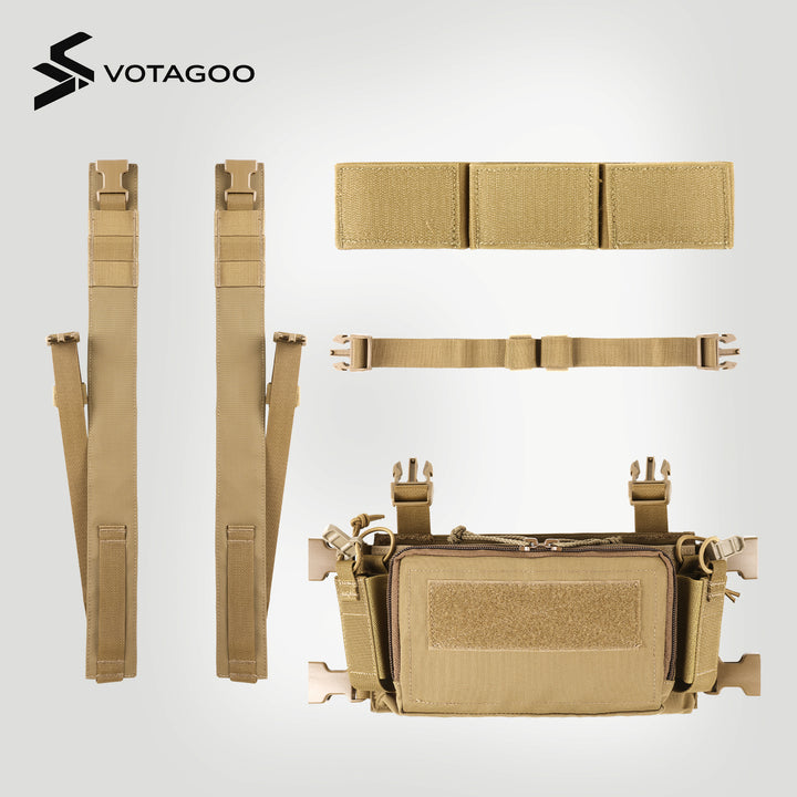 D3CRM Tactical Chest Rig | Adjustable, Durable, and Efficient – VOTAGOO ...