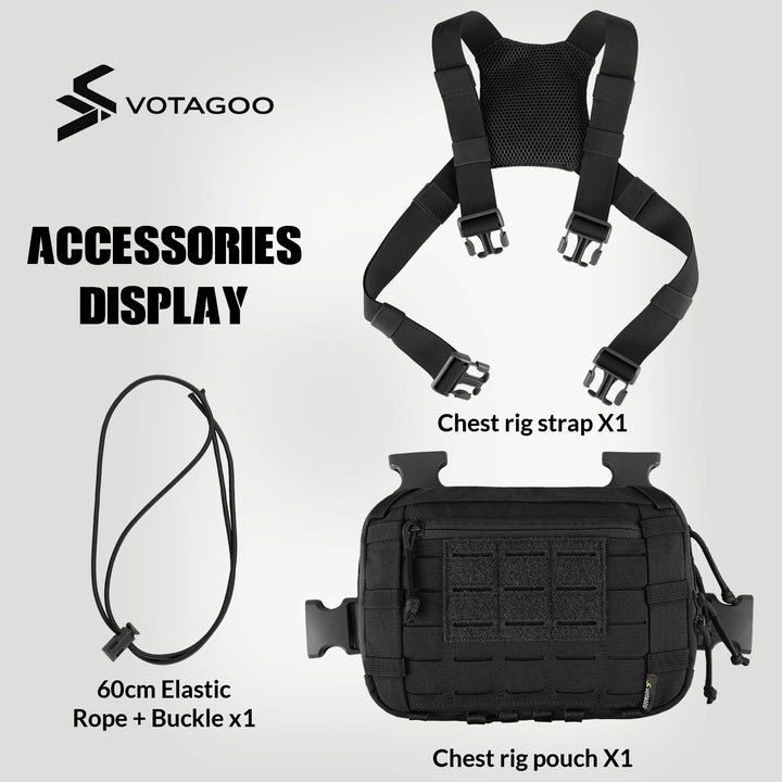 Tactical EDC Chest Rig - Durable, Adjustable & Versatile Gear – VOTAGOO ...