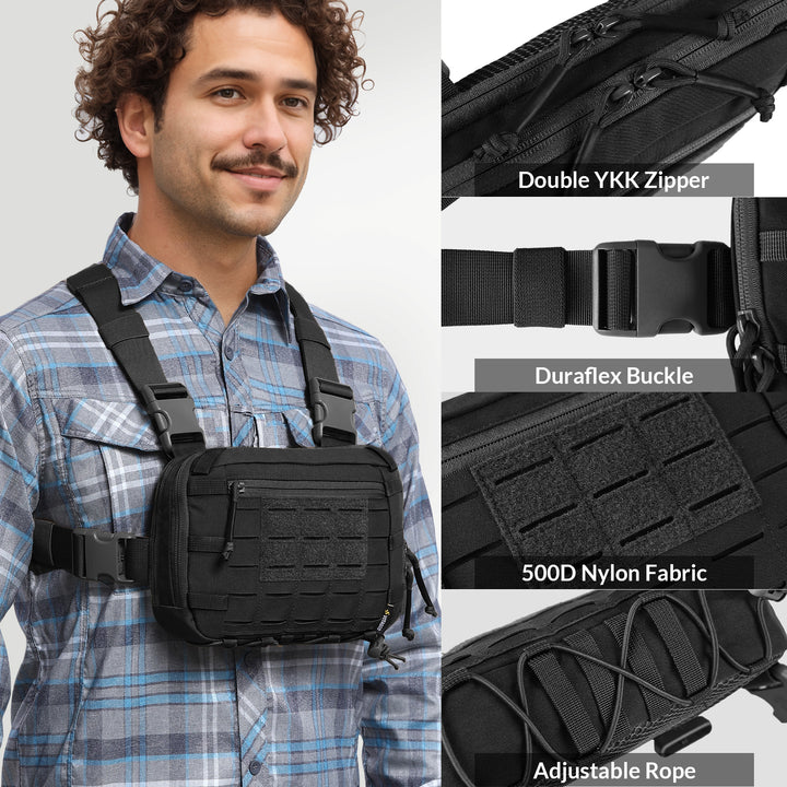 Tactical EDC Chest Rig - Durable, Adjustable & Versatile Gear – VOTAGOO ...