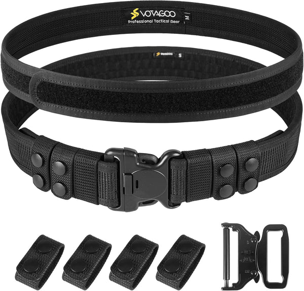 VOTAGOO® Duty 2'' Police Belts with Hook Lining