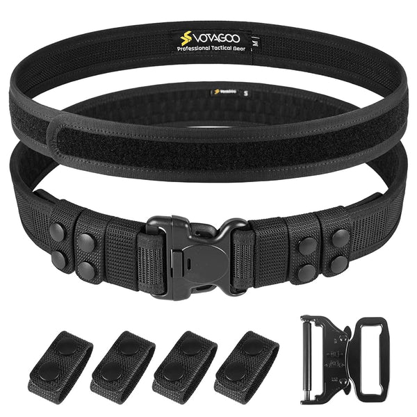 VOTAGOO® Duty 2'' Police Belts with Hook Lining